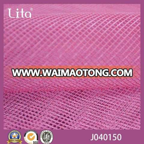 50d Square Net Polyester Fabric for Bag, Shoes