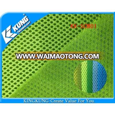 100% polyester High breathability 3d air mesh for running shoes